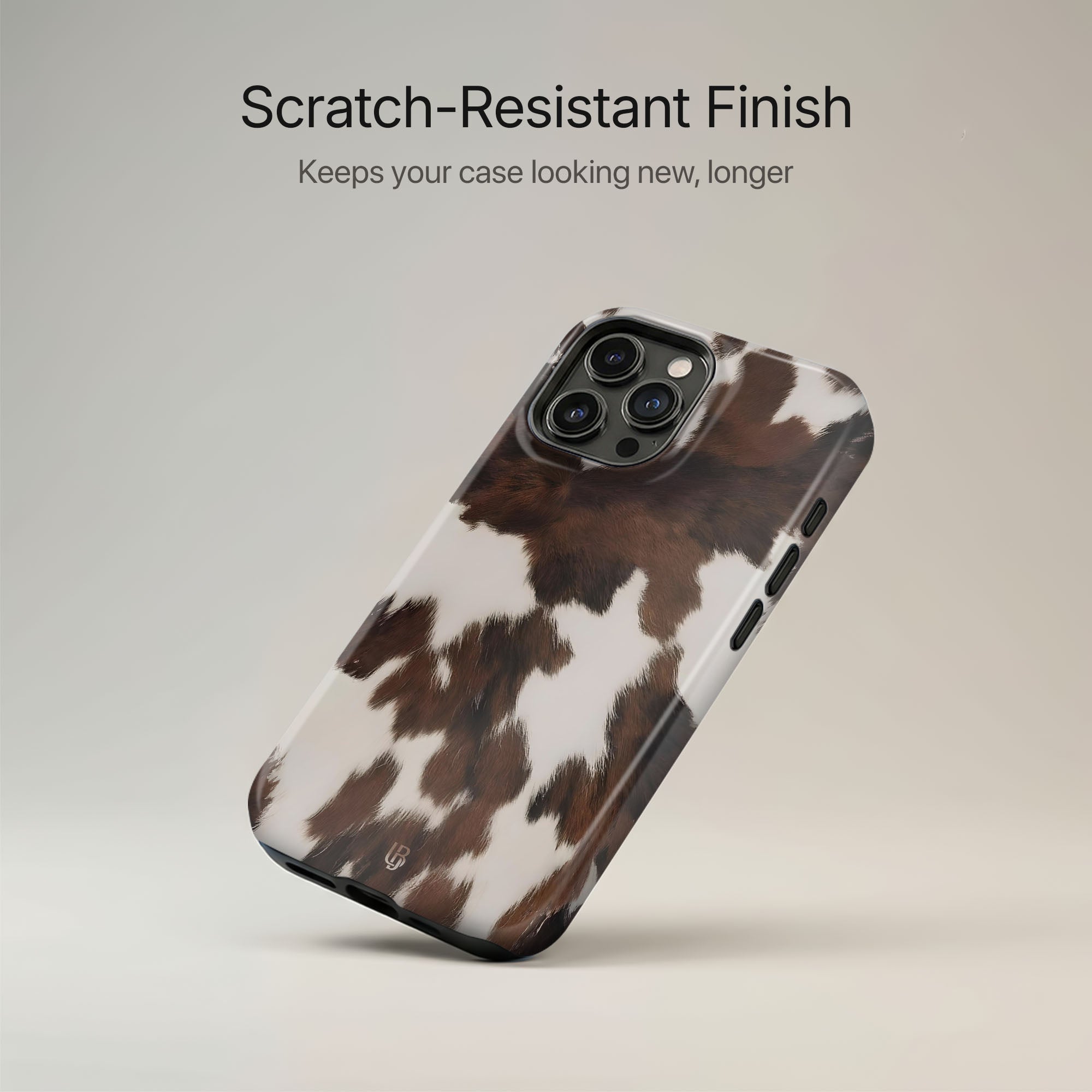 Mocha Cow Ultrabling lifestyle mockup on iPhone