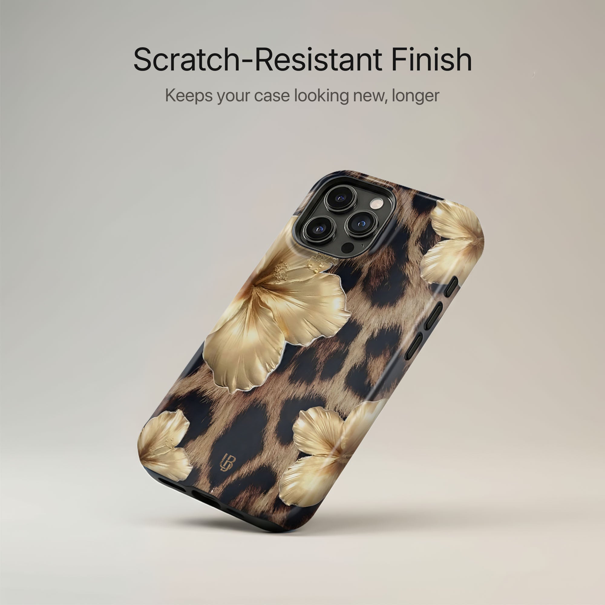 Leopard Royale Ultrabling lifestyle mockup on iPhone