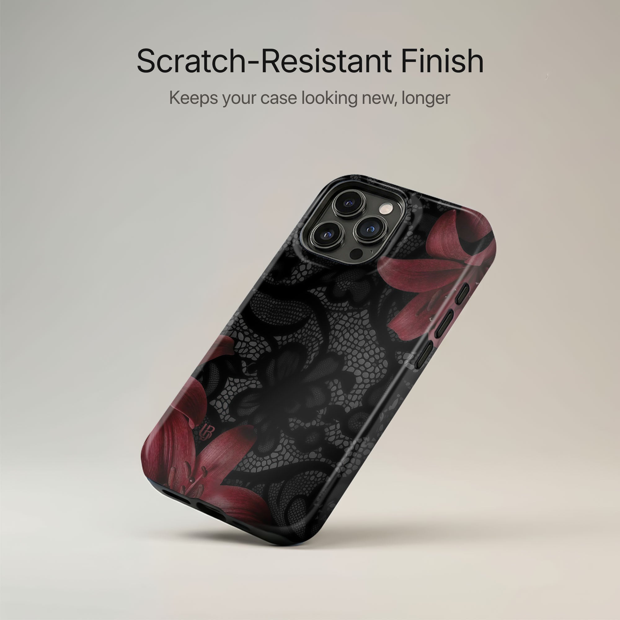 Midnight Scarlet Ultrabling lifestyle mockup on iPhone