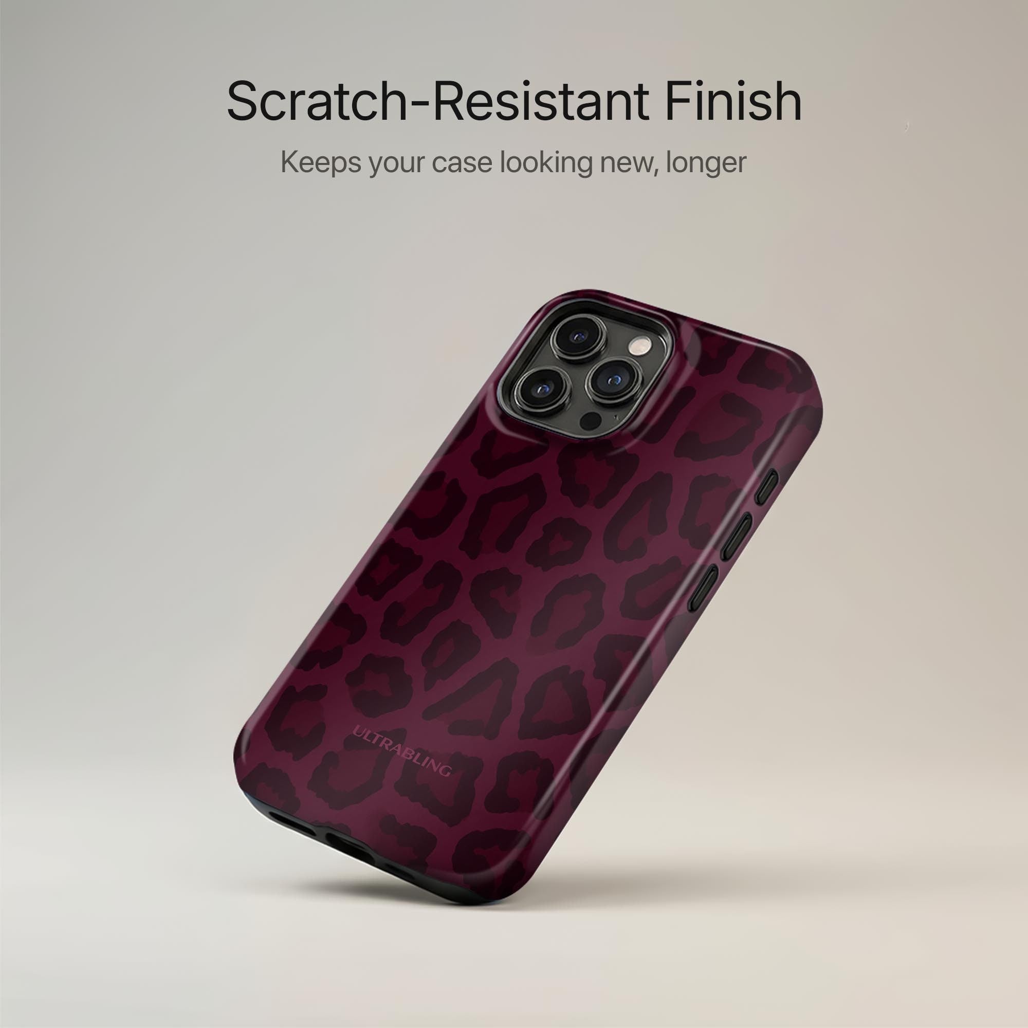 Bordeaux Leopard - Eclipse Case
