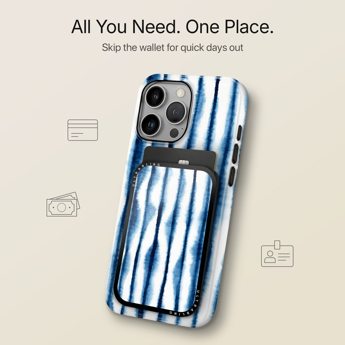 Denim Wash - MagSafe Wallet
