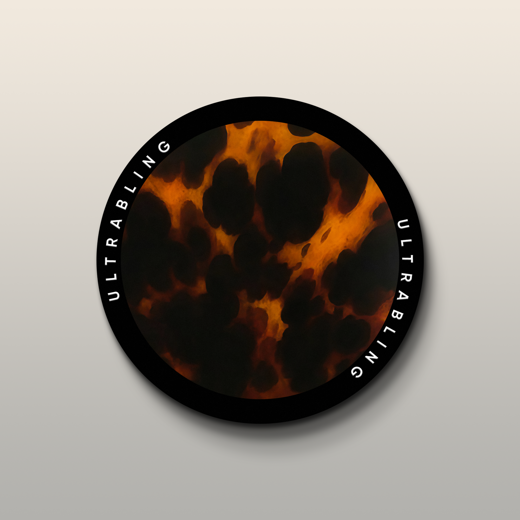 Amber Tortoise Ultrabling MagSafe Phone Grip - In-Hand