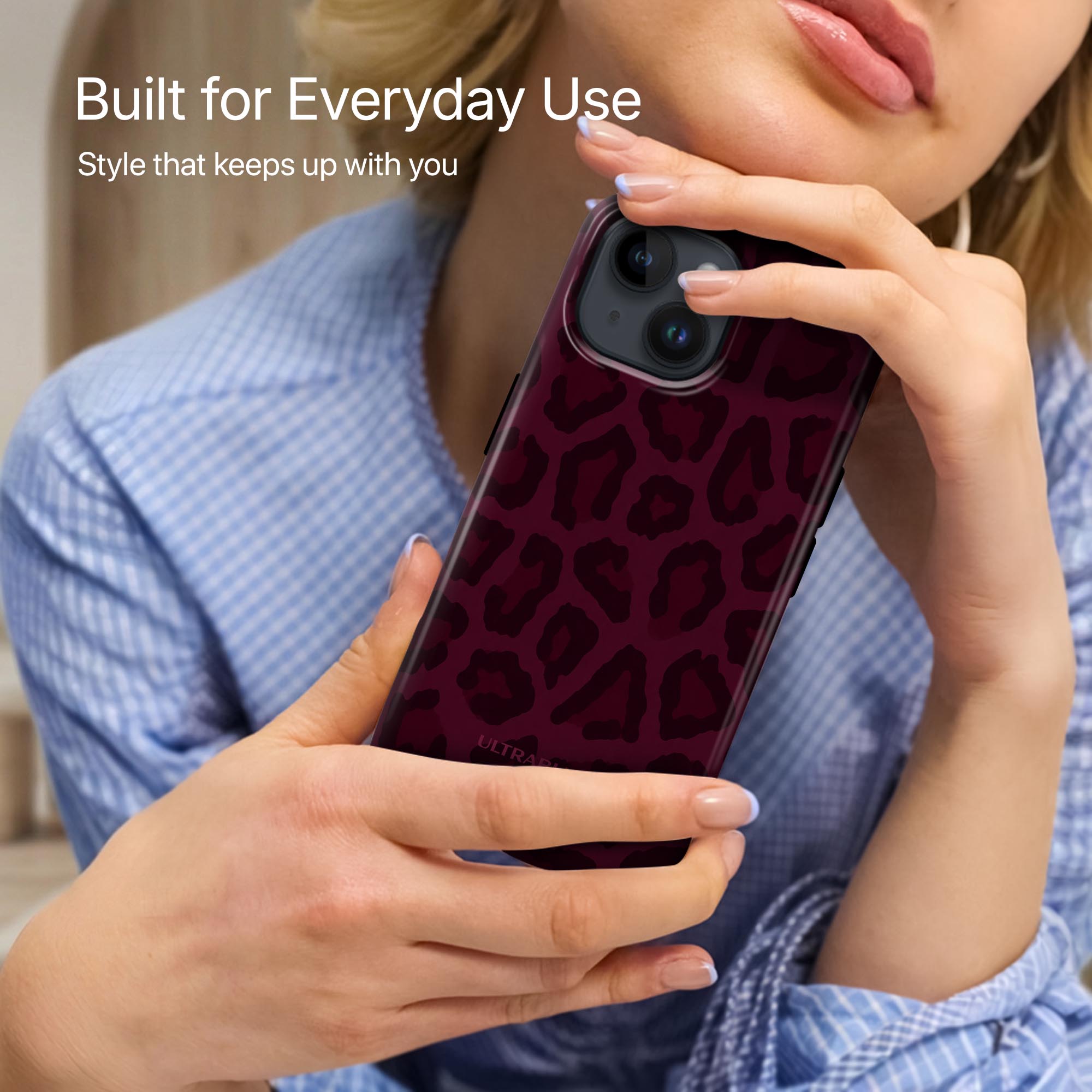 Bordeaux Leopard - Eclipse Case