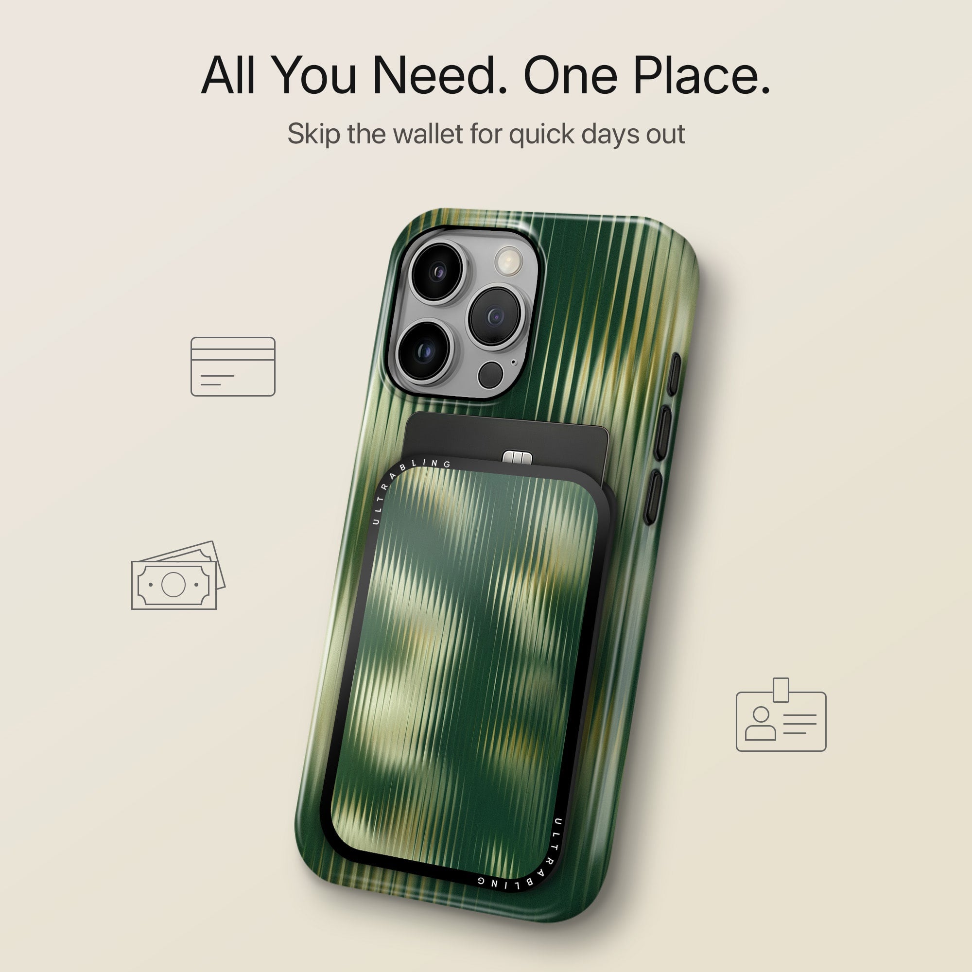 Emerald Mirage - MagSafe Wallet