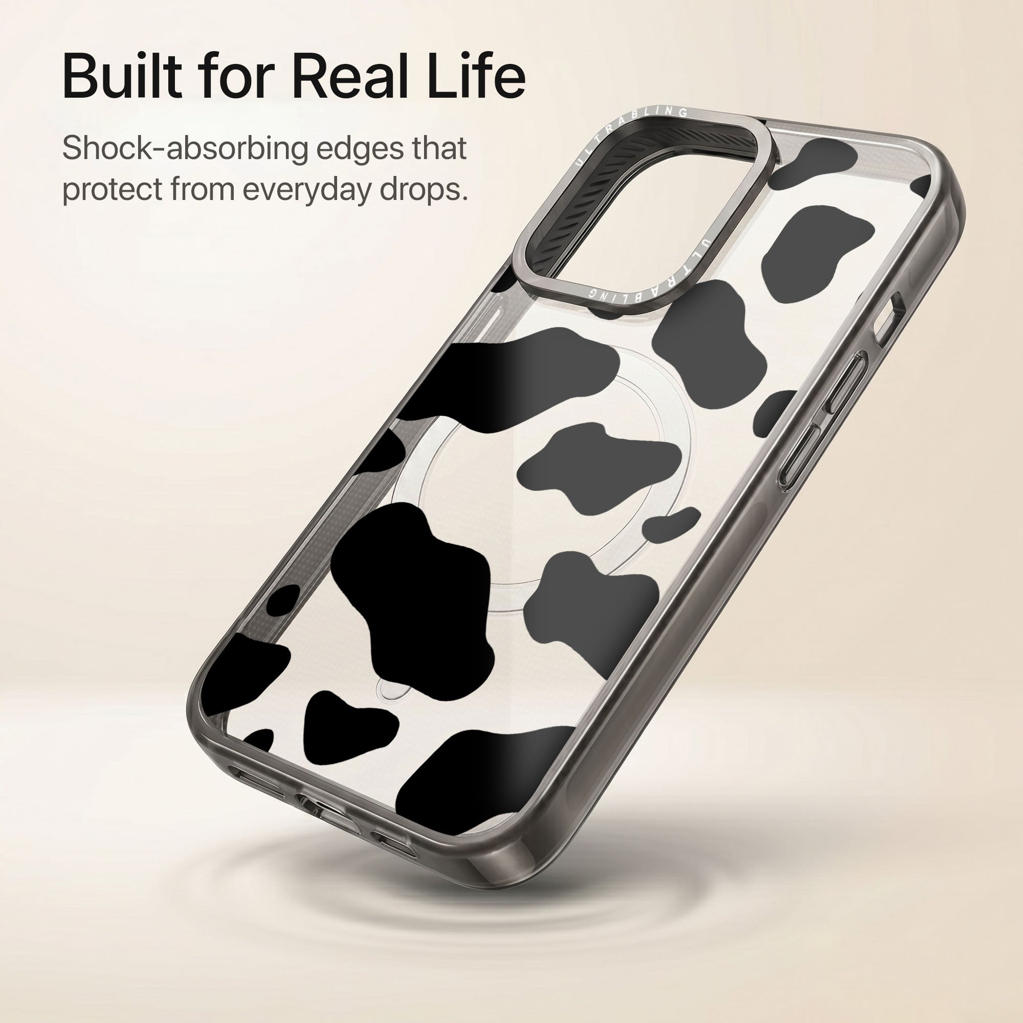 Cowgirl Ultrabling Aura iPhone case lifestyle in-hand shot
