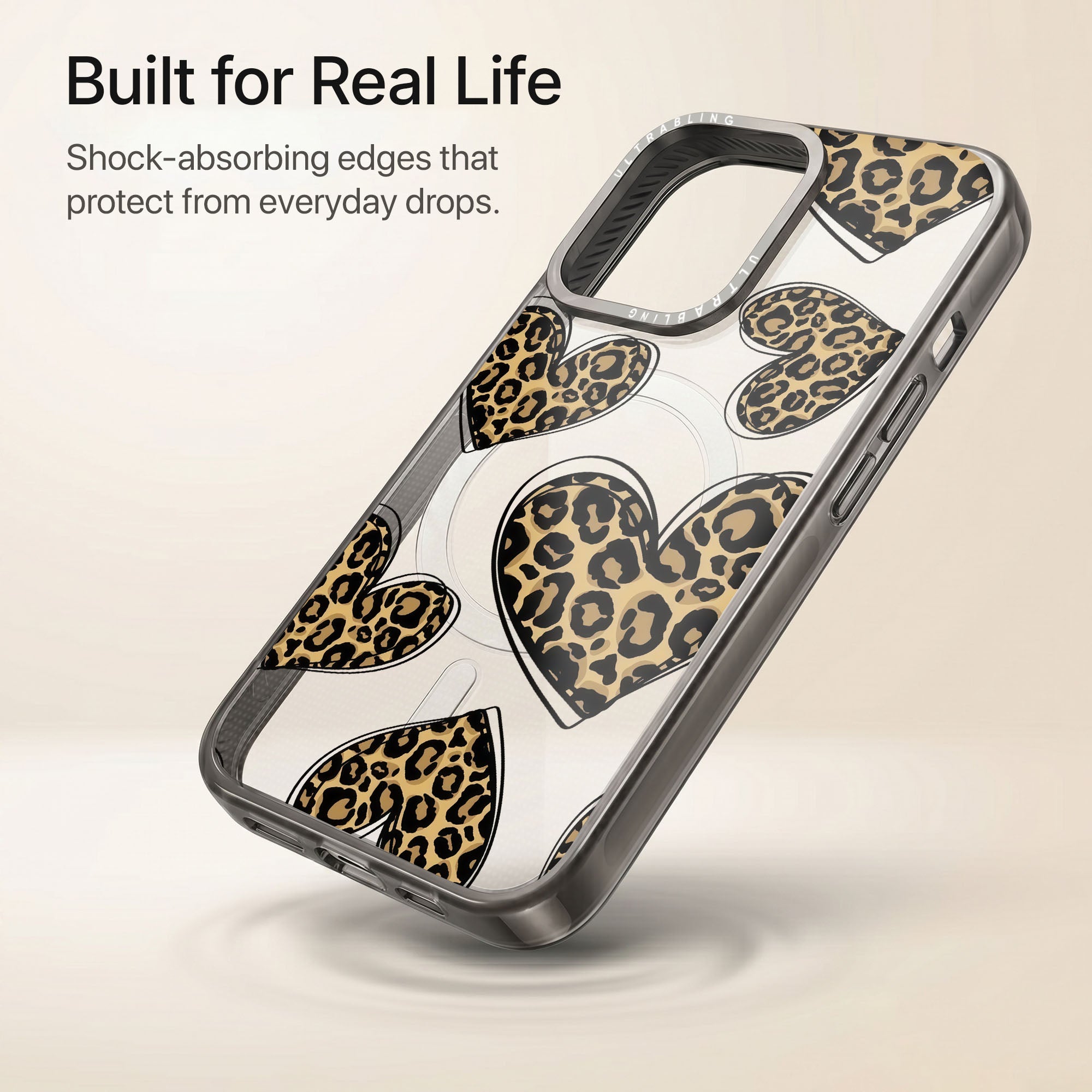 Fierce Love Ultrabling Aura iPhone case lifestyle in-hand shot