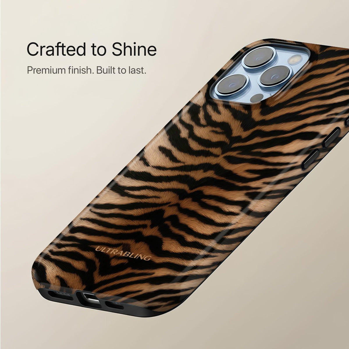 Tiger Sand - Eclipse Case by Ultrabling, designer iPhone case, design detail