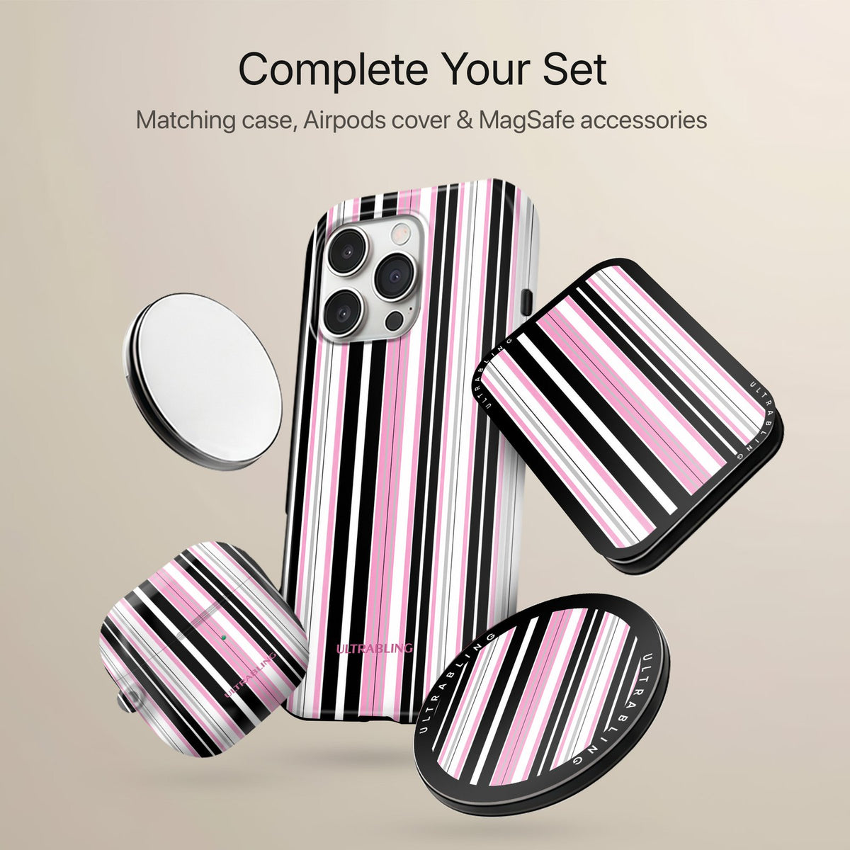 Taffy Stripe - MagSafe Wallet