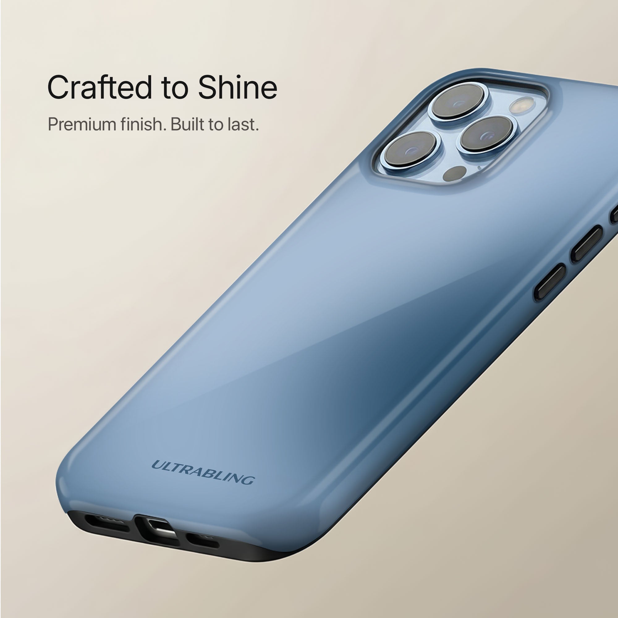 Sky Fade Ultrabling statement case collection mockup