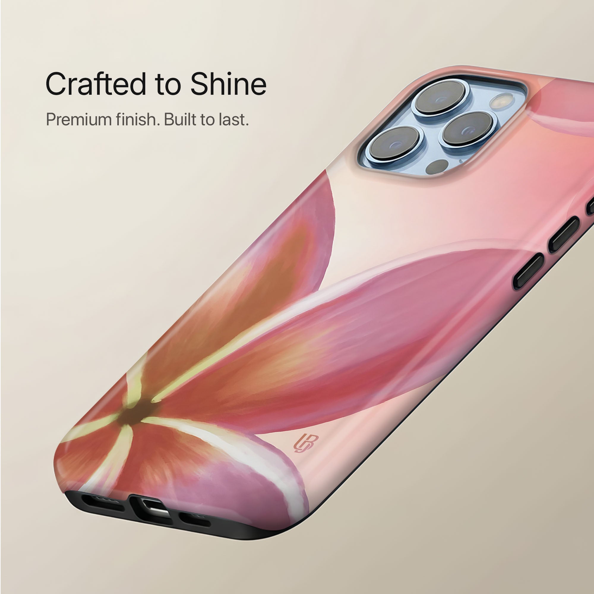 Pink Orchid Ultrabling statement case collection mockup