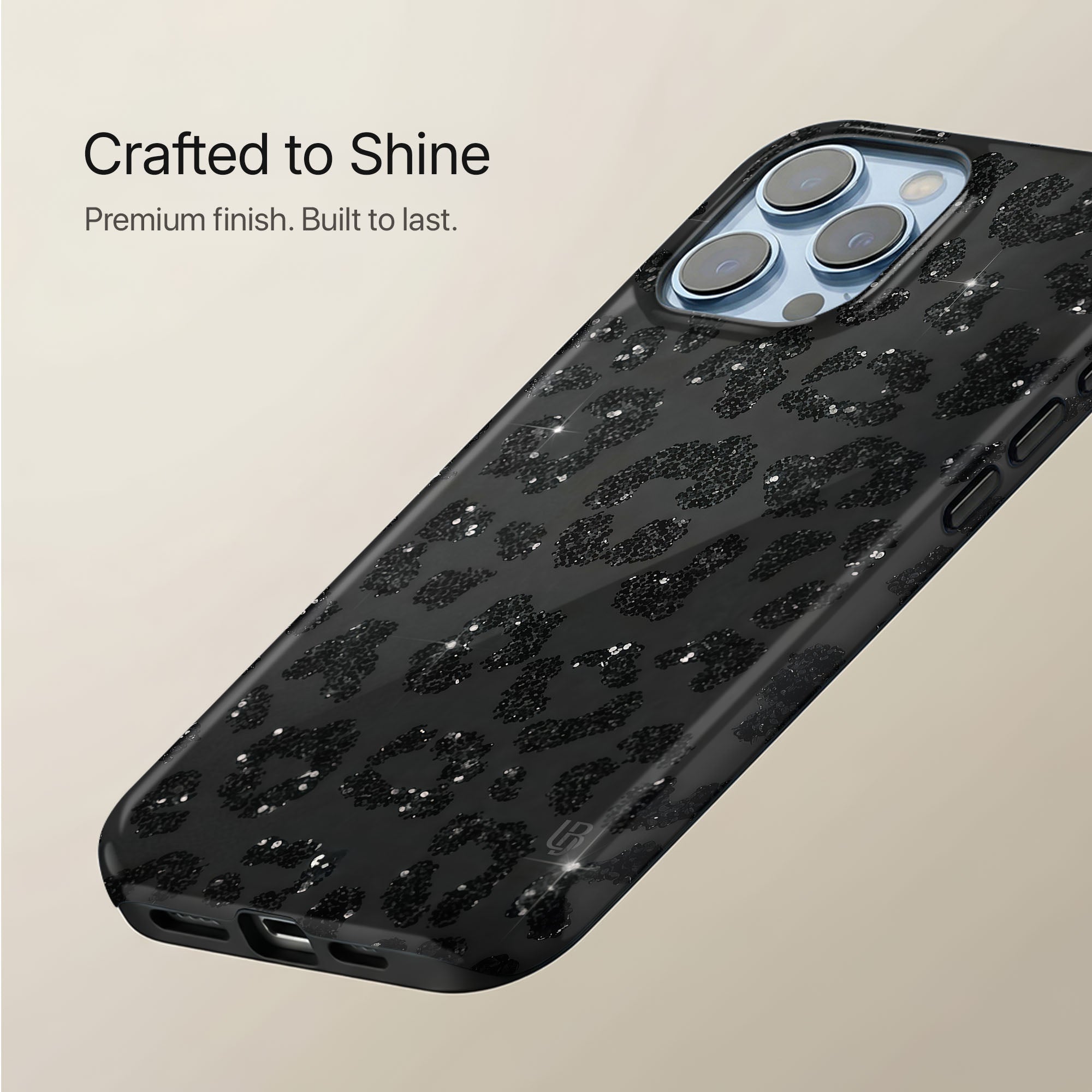 Black Stardust Ultrabling statement case collection mockup
