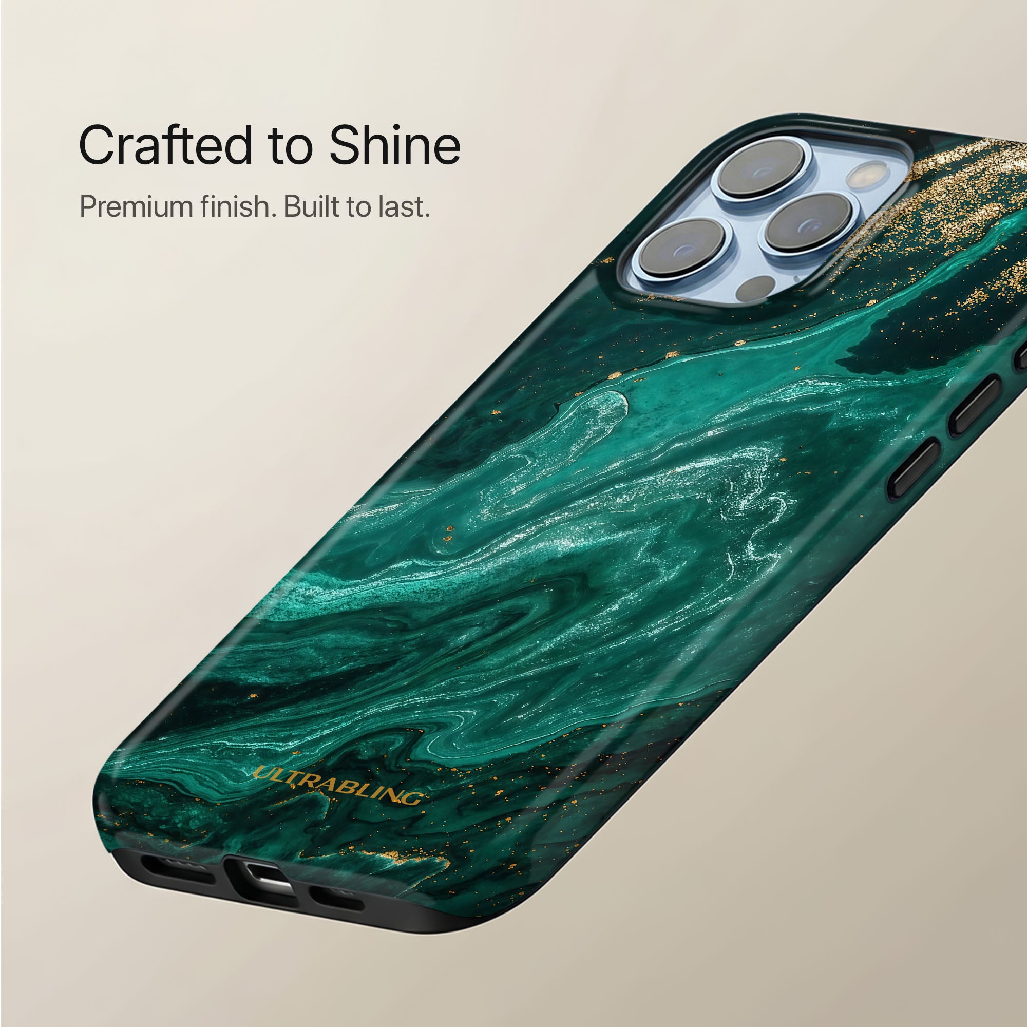 Emerald Vein Ultrabling statement case collection mockup