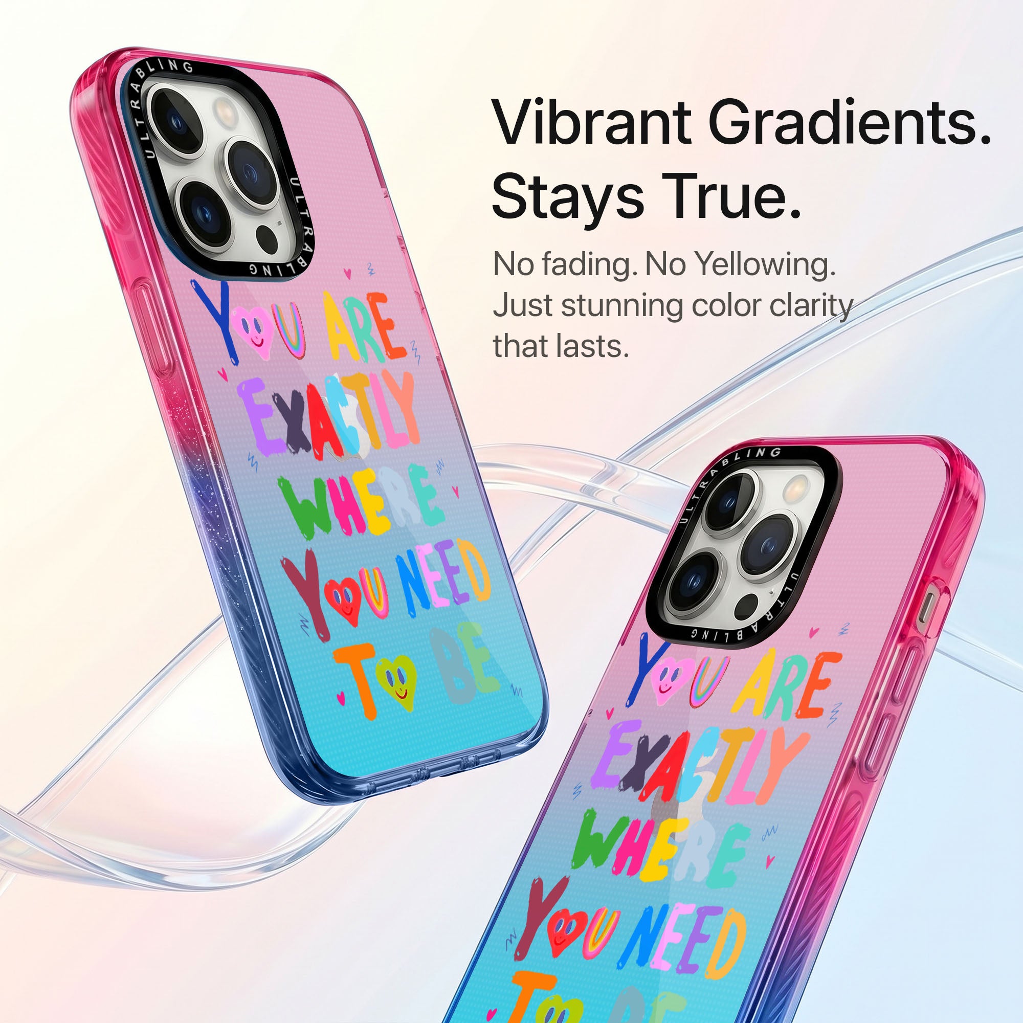Exact Magic Ultrabling Aura iPhone case side profile showing slim design
