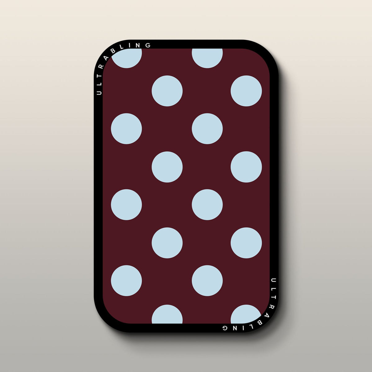 Claret Dot - MagSafe Wallet