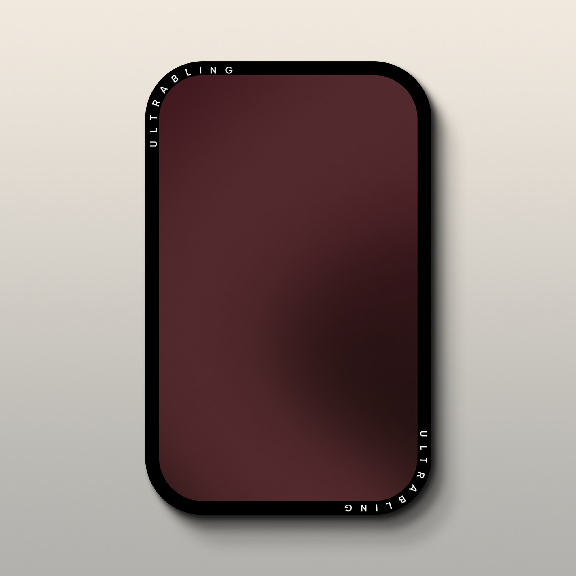 Wine Gloss MagSafe Wallet - Front View