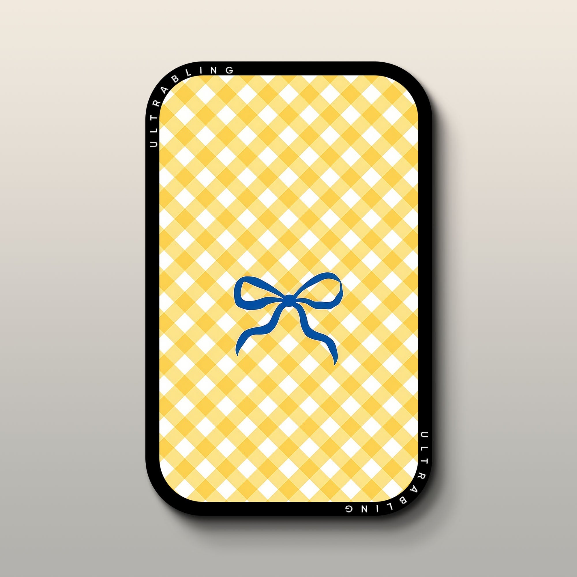 Marigold Bow MagSafe Wallet - Front View
