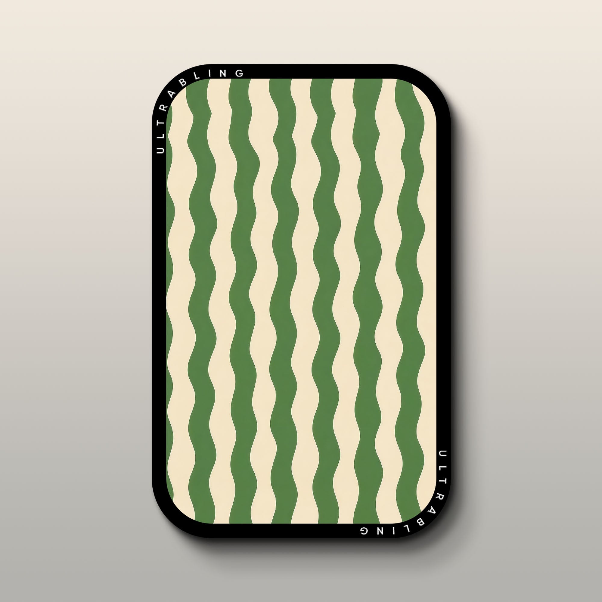 Pistachio Wave MagSafe Wallet - Front View