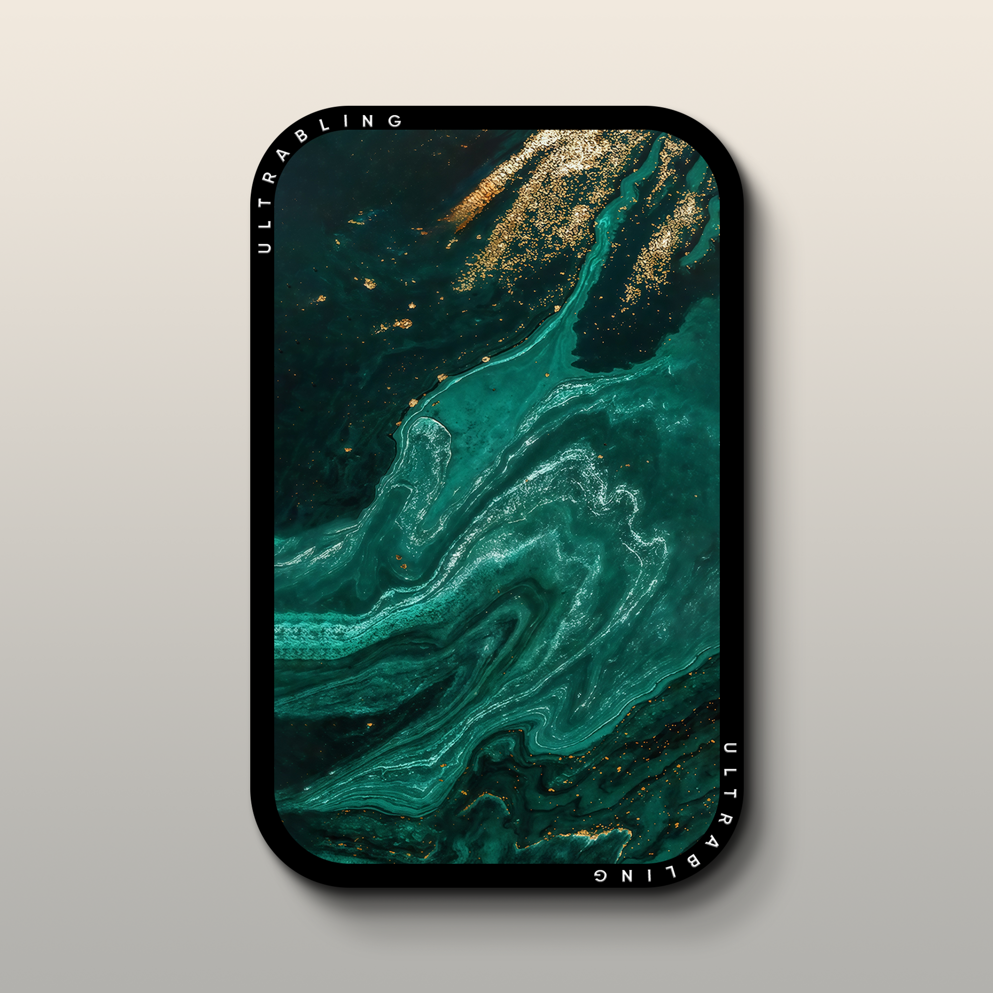 Emerald Vein MagSafe Wallet - Front View