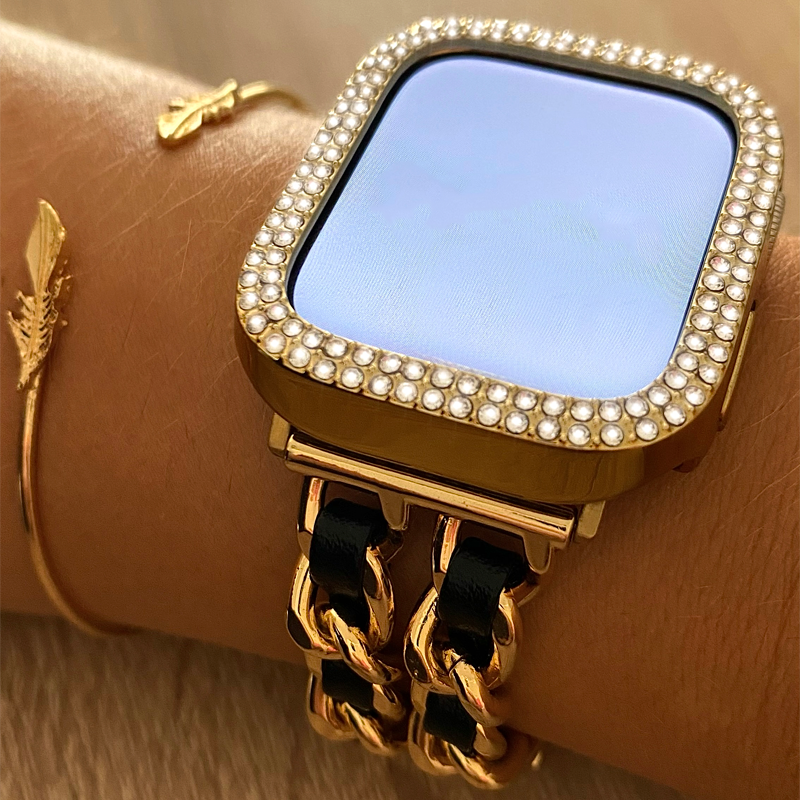 Gold Double Halo Apple Watch Case