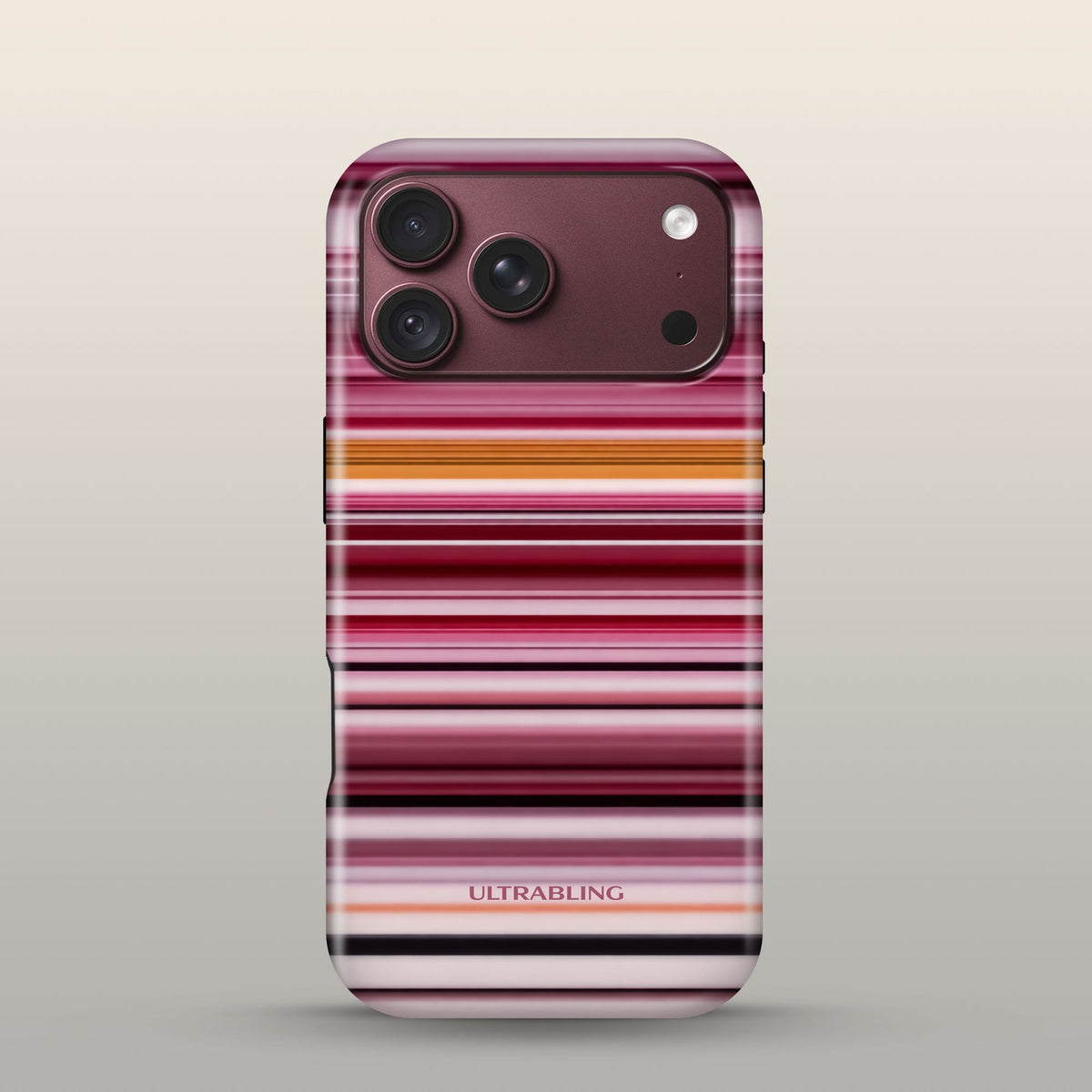Candy Floss Eclipse Case on iPhone 18 Pro Burgundy