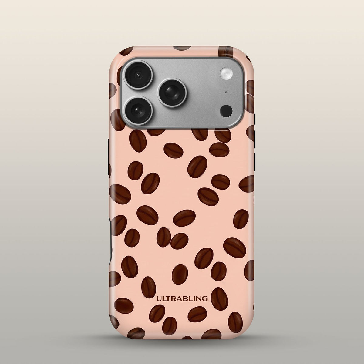 Coffee Run Eclipse Case on iPhone 17 Pro Silver
