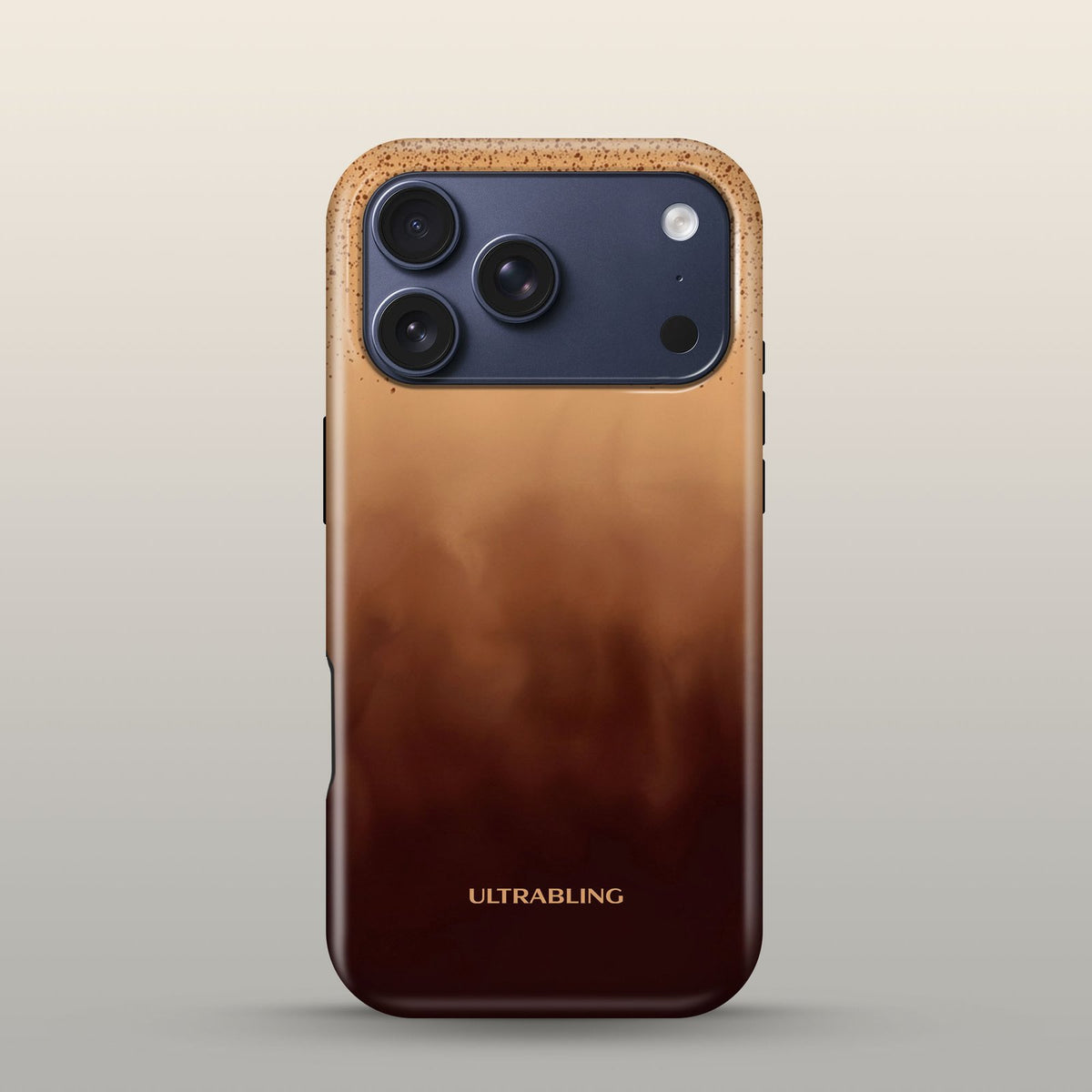 Cold Brew Eclipse Case on iPhone 17 Pro Deep Blue