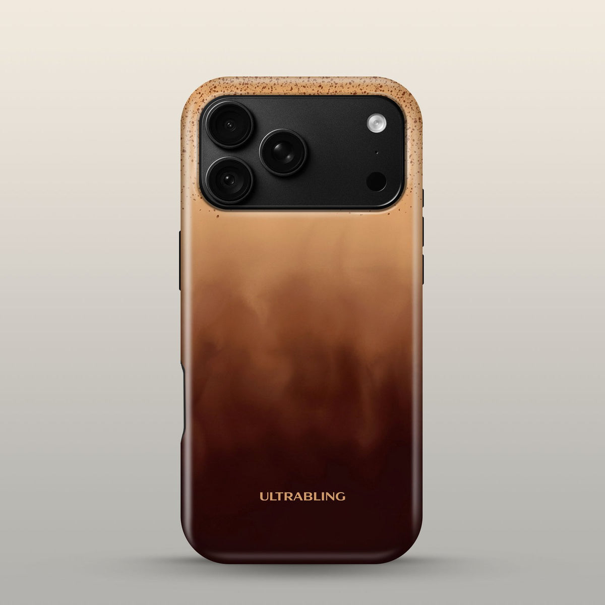 Cold Brew Eclipse Case on iPhone 18 Pro Black