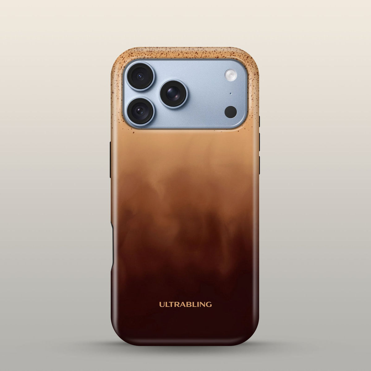 Cold Brew Eclipse Case on iPhone 18 Pro Glacier