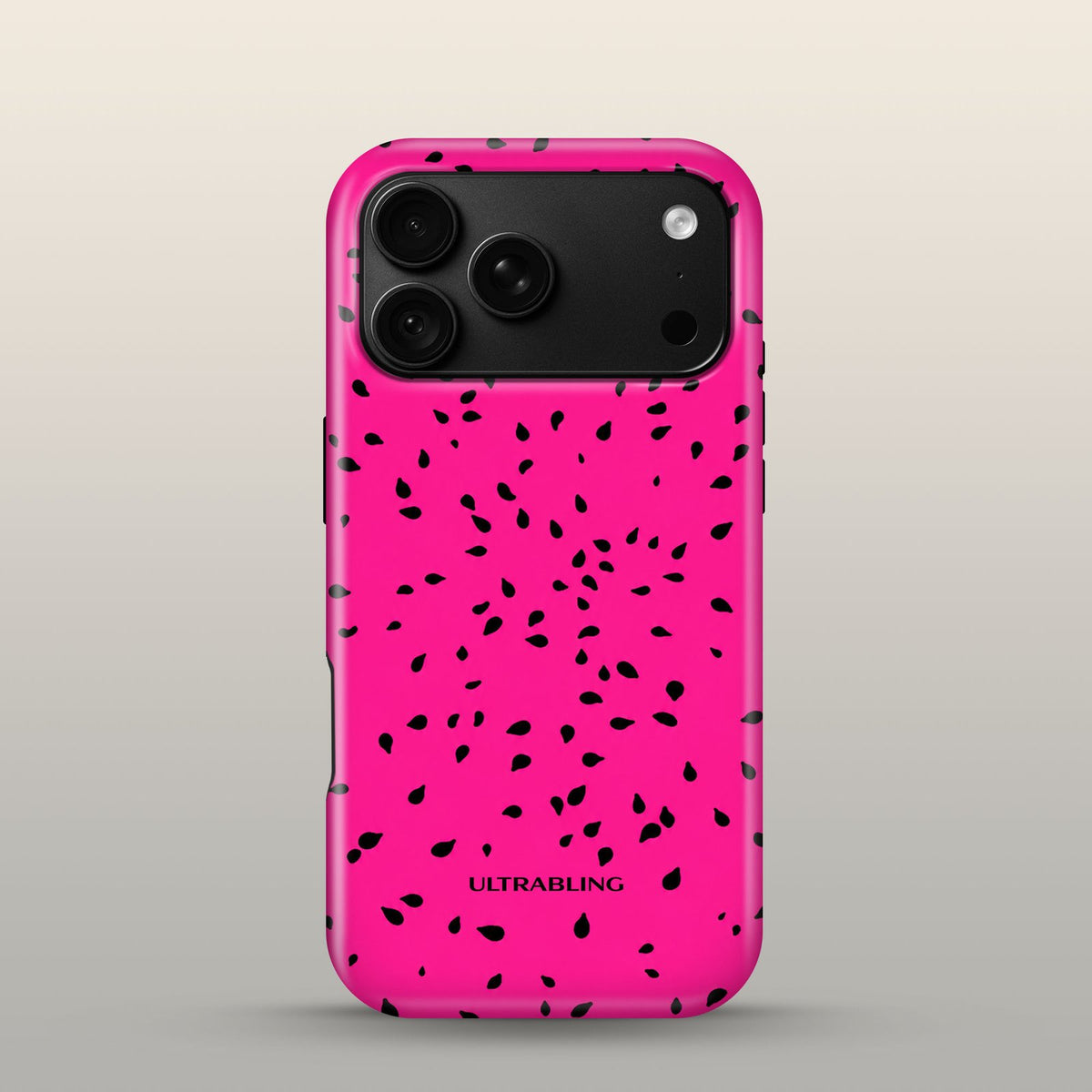 Dragon Fruit Eclipse Case on iPhone 18 Pro Black