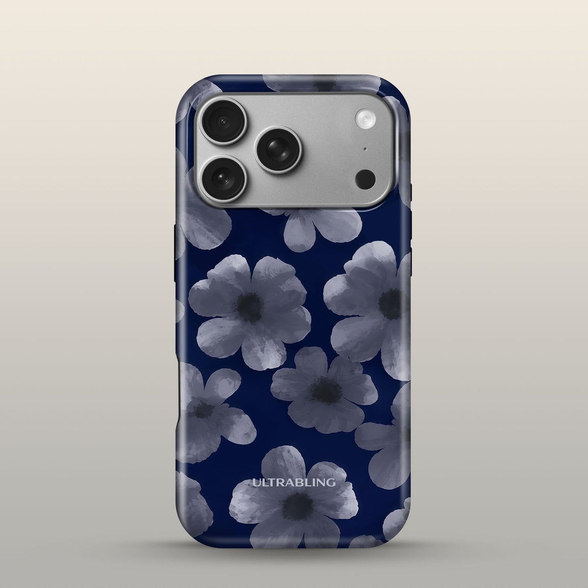 Dusk Garden Eclipse Case on iPhone 17 Pro Silver