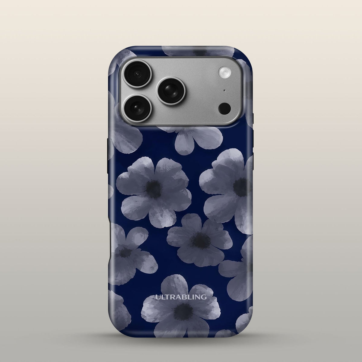Dusk Garden Eclipse Case on iPhone 18 Pro Silver