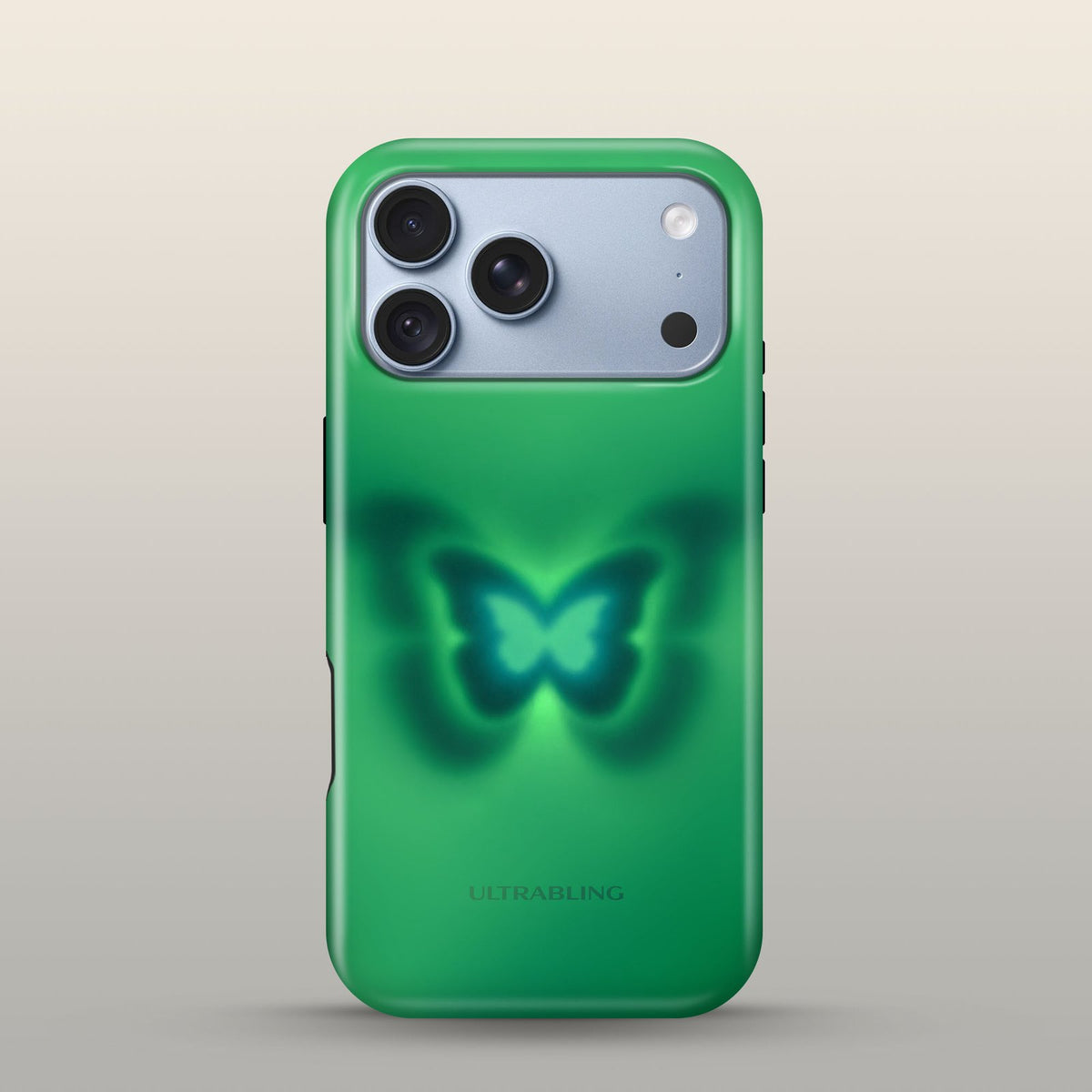 Glow Wing Eclipse Case on iPhone 18 Pro Glacier