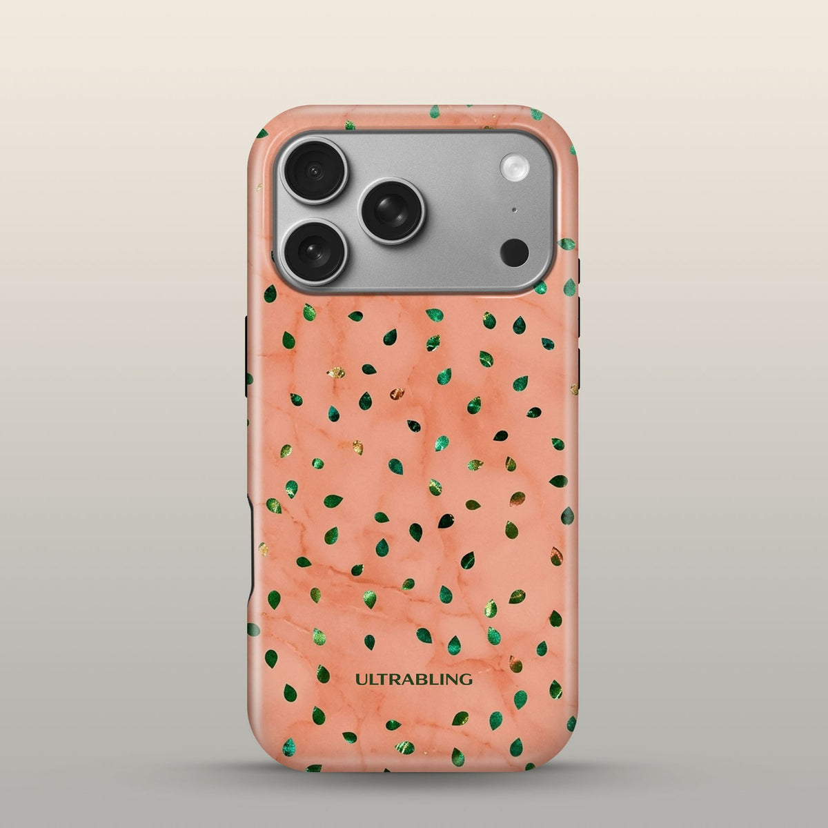 Guava Eclipse Case on iPhone 17 Pro Silver