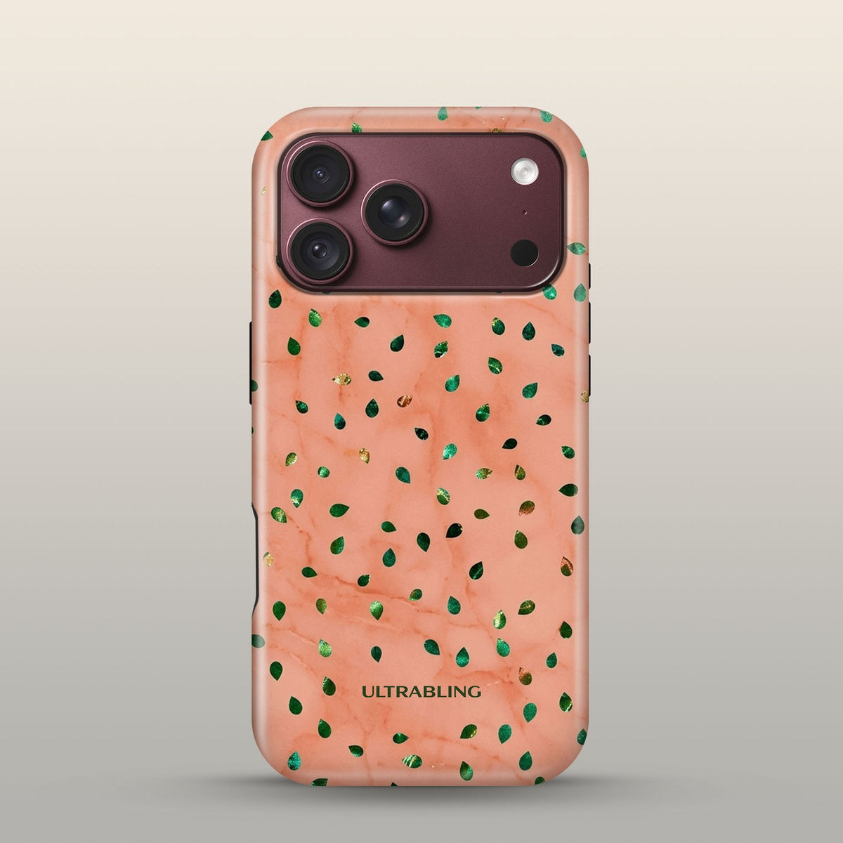 Guava Eclipse Case on iPhone 18 Pro Burgundy