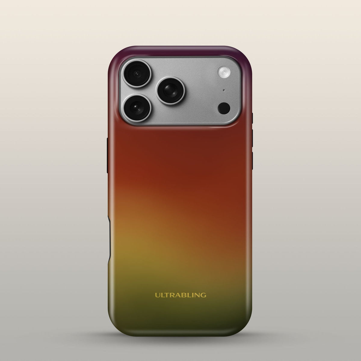 Mango Haze Eclipse Case on iPhone 18 Pro Silver
