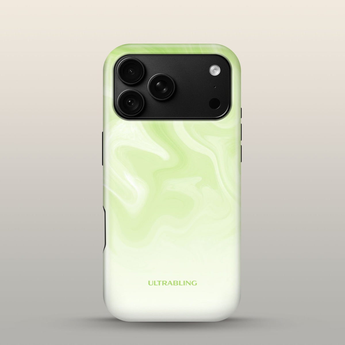 Mint Melt Eclipse Case on iPhone 18 Pro Black