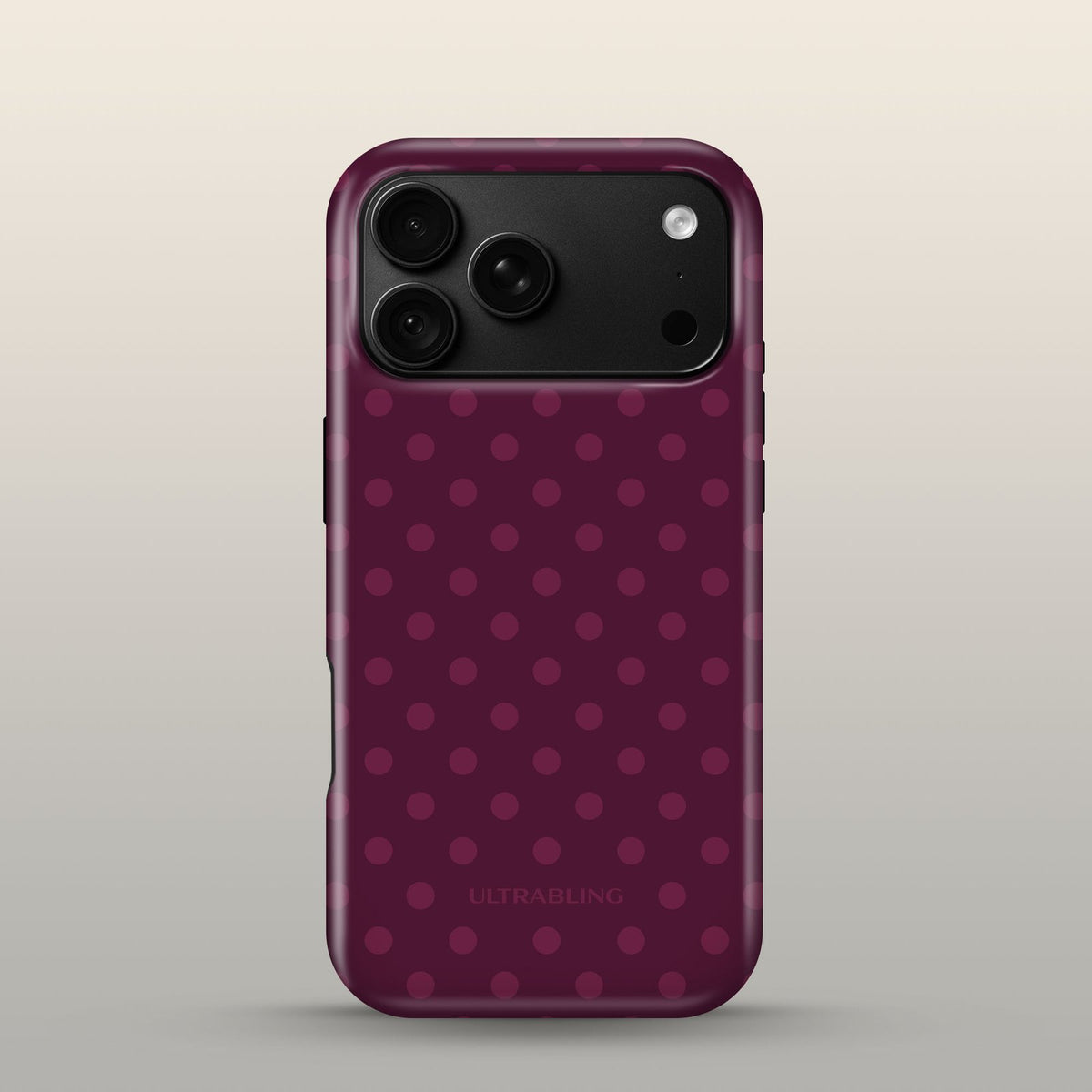 Mulberry Eclipse Case on iPhone 18 Pro Black