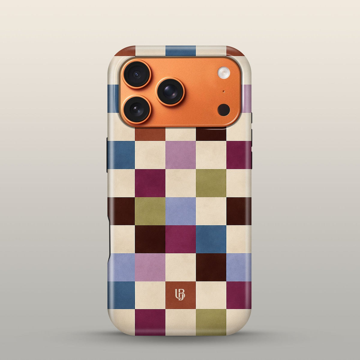 Patchwork Eclipse Case on iPhone 17 Pro Cosmic Orange