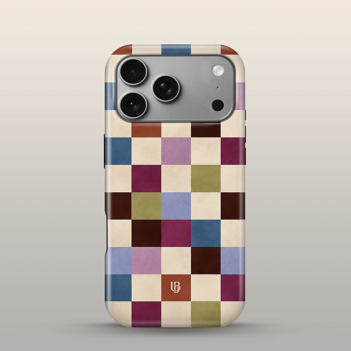Patchwork Eclipse Case on iPhone 18 Pro Silver