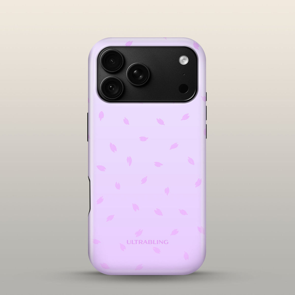 Petal Snow Eclipse Case on iPhone 18 Pro Black