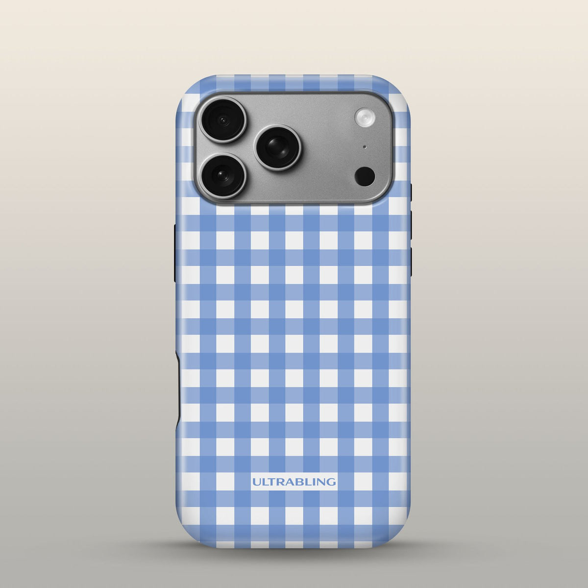 Picnic Blue Eclipse Case on iPhone 18 Pro Silver