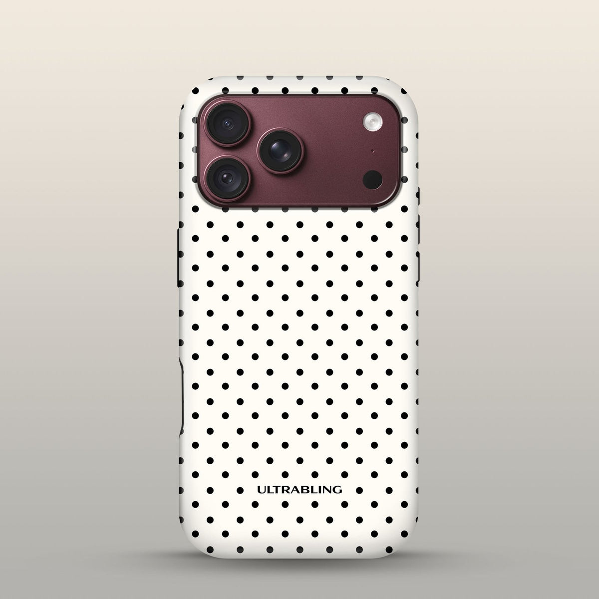 Pinpoint Eclipse Case on iPhone 18 Pro Burgundy