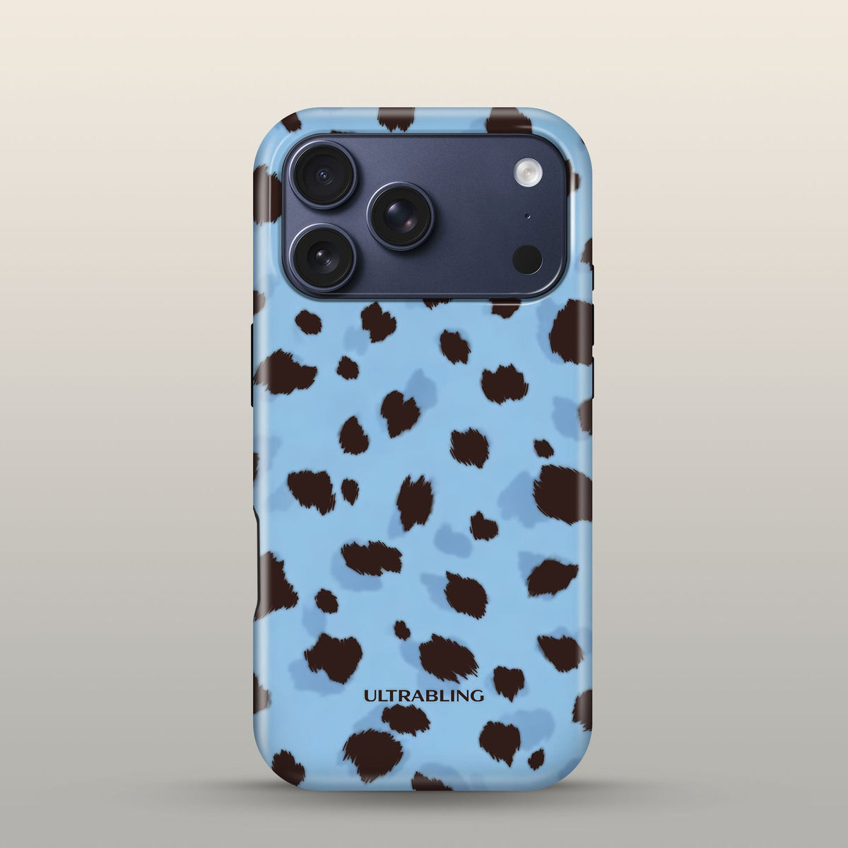 Sky Spot Eclipse Case on iPhone 17 Pro Deep Blue