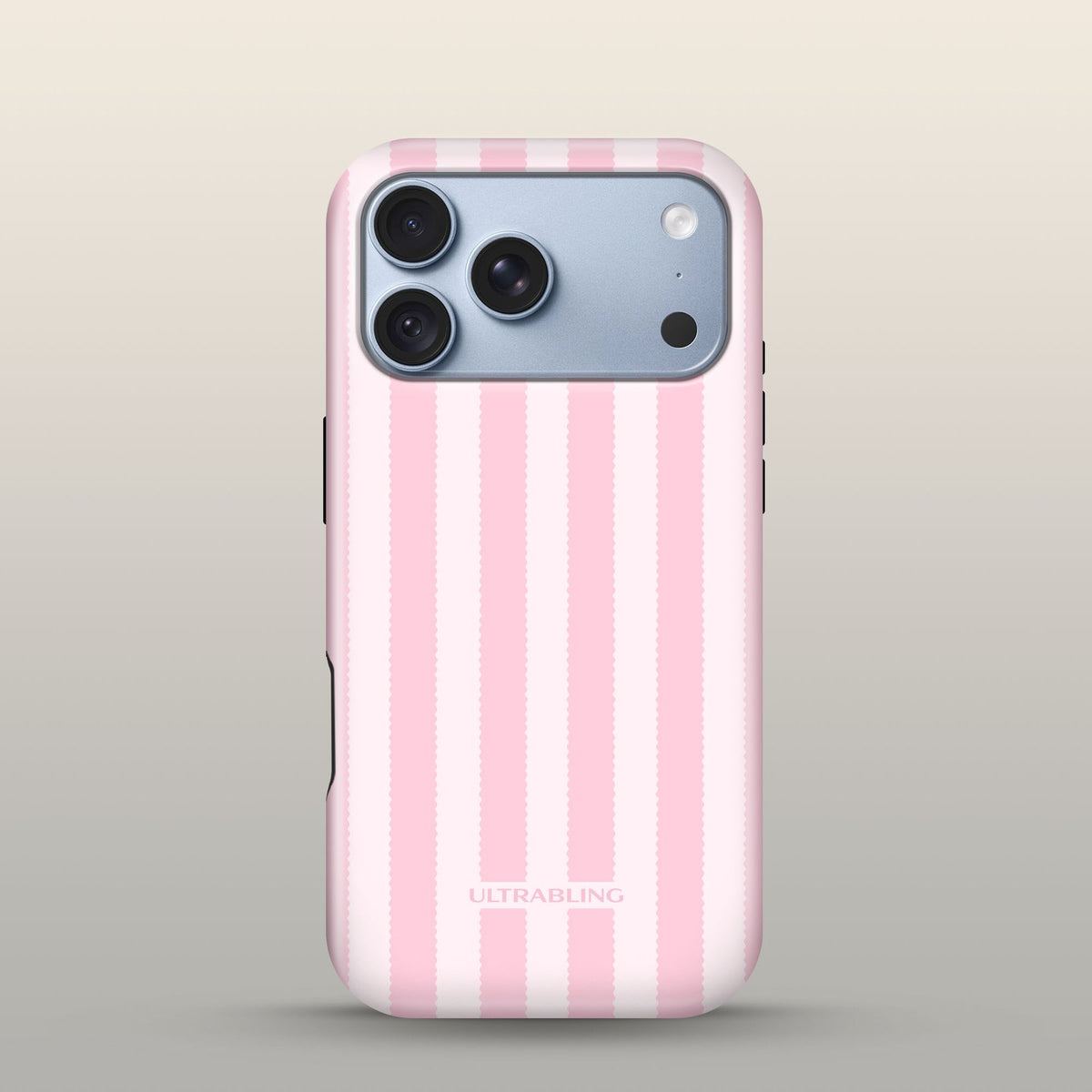 Sugar Stripe Eclipse Case on iPhone 18 Pro Glacier