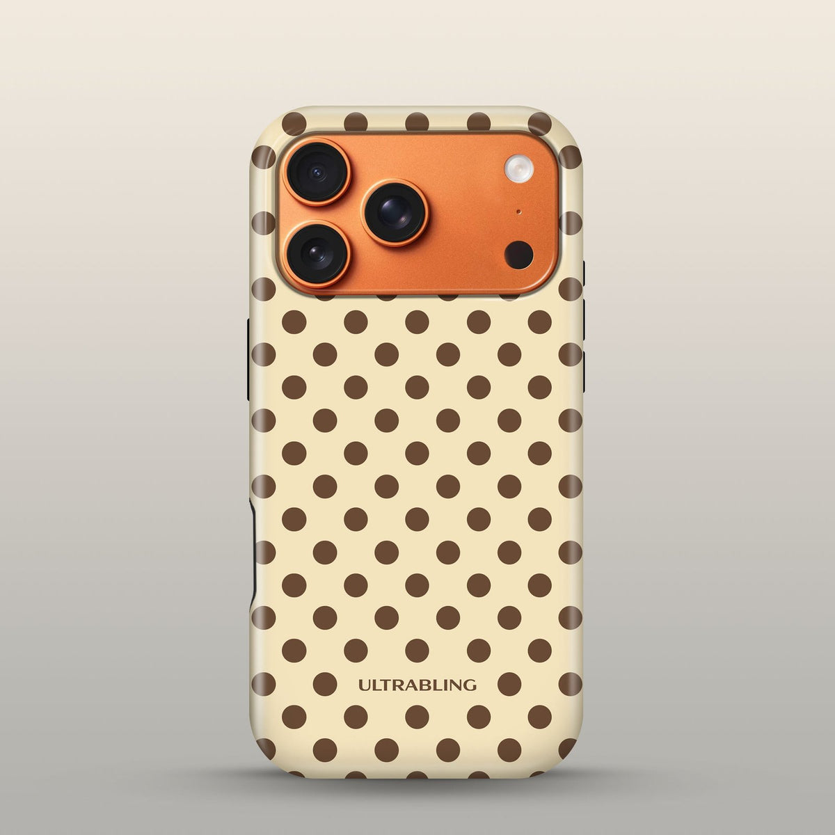Tiramisu Eclipse Case on iPhone 17 Pro Cosmic Orange
