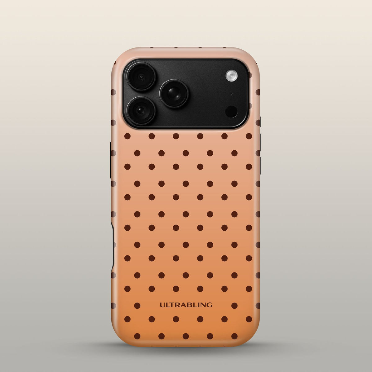 Toffee Dot Eclipse Case on iPhone 18 Pro Black