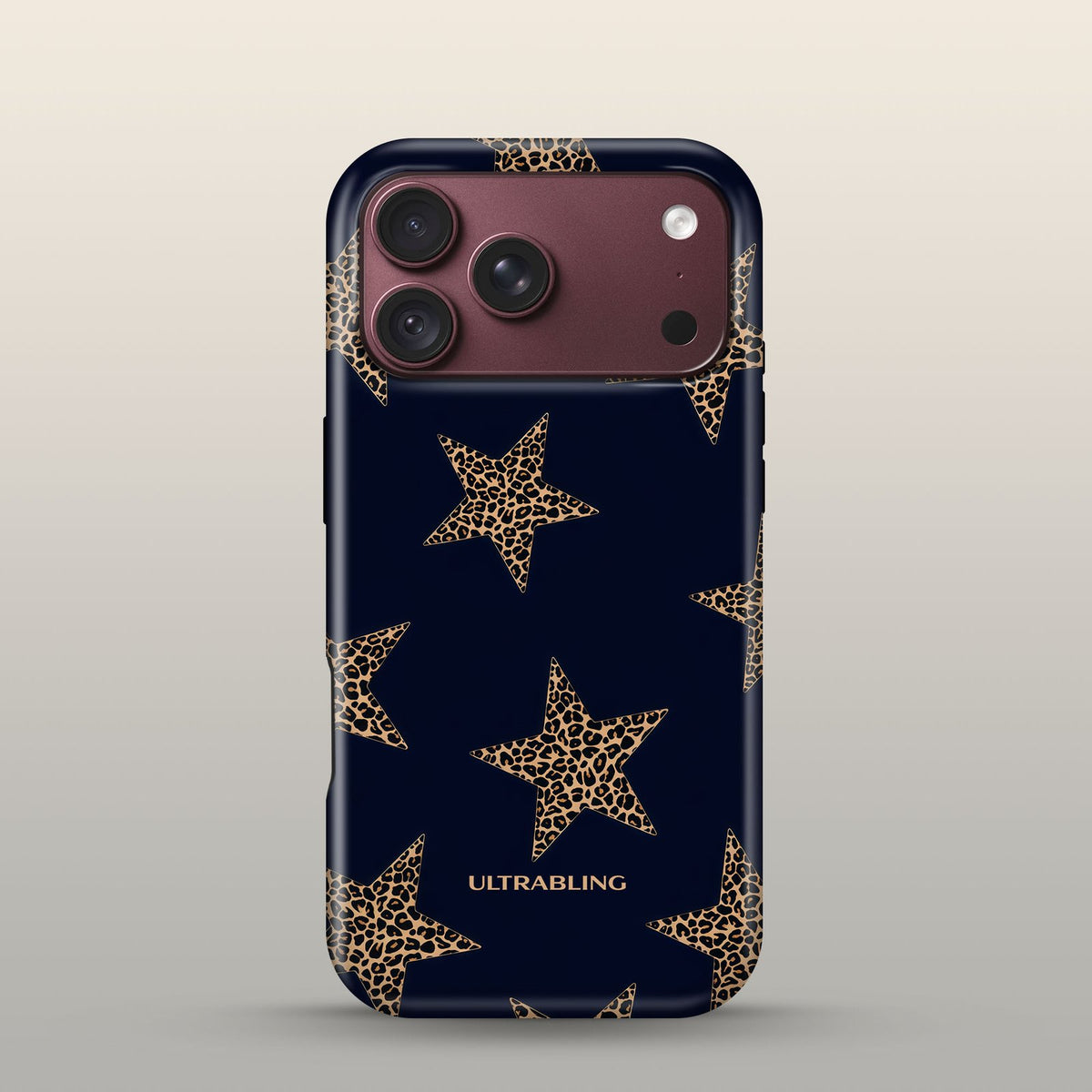 Wild Stars Eclipse Case on iPhone 18 Pro Burgundy