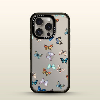 Butterfly Halo Ultrabling Aura iPhone case front view with MagSafe