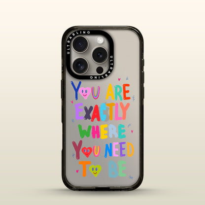 Exact Magic Ultrabling Aura iPhone case front view with MagSafe