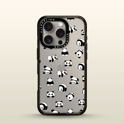 Panda Pop Ultrabling Aura iPhone case front view with MagSafe